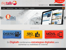 Tablet Screenshot of digitalk.cl